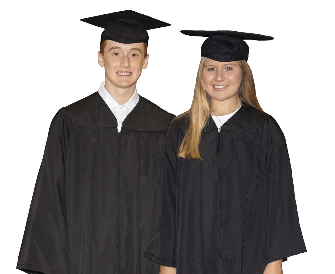 Graduation Cap and Gown Set - Made in USA - Homeschool Diploma