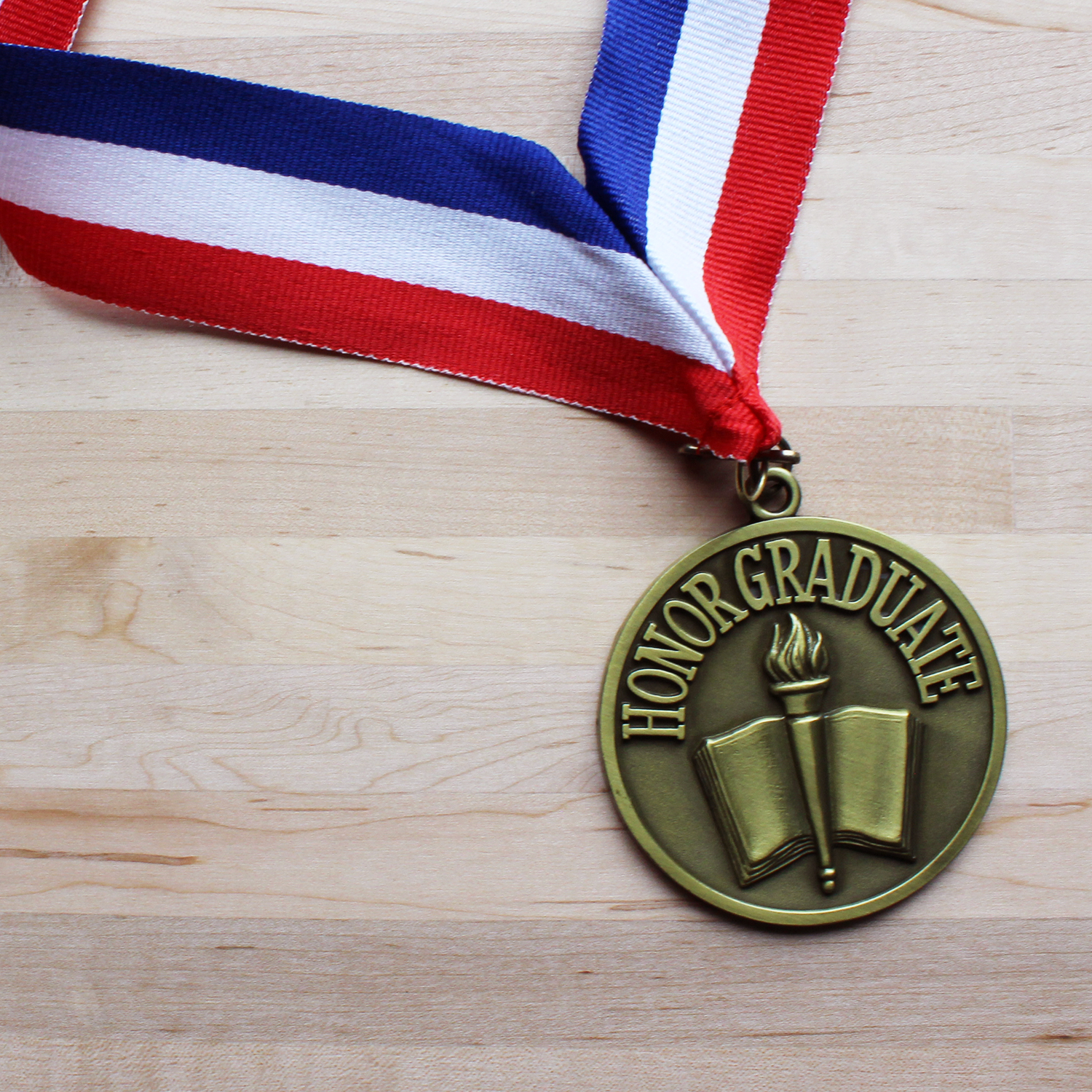 Graduate Medal With Neck Ribbon Homeschool Diploma